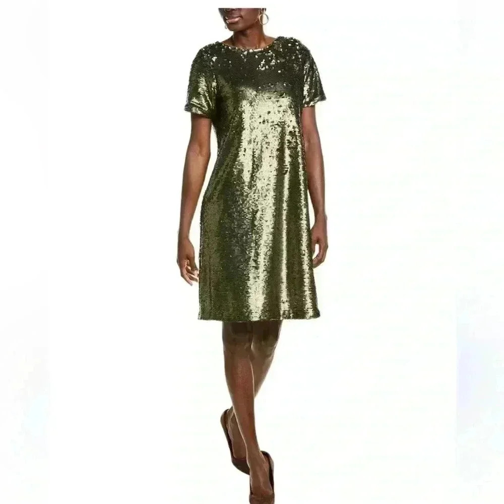 Anne Klein Sequin Tshirt Dress size 2